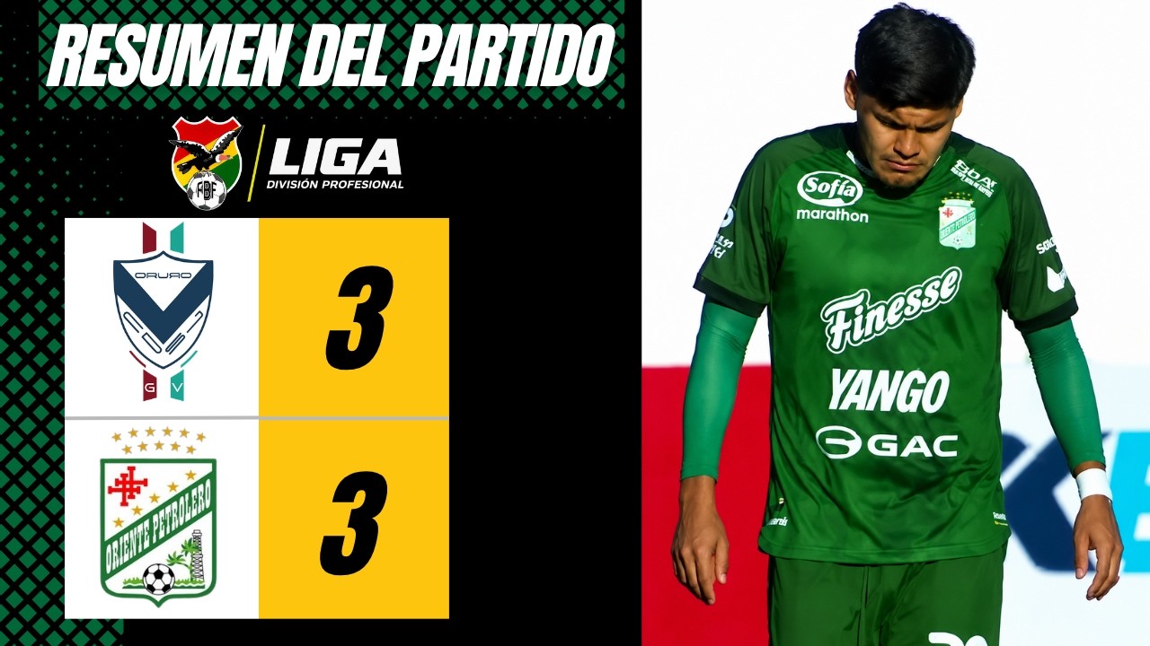 GV San José vs Oriente Petrolero ภาพวิดีโอไฮไลท์ฟุตบอล