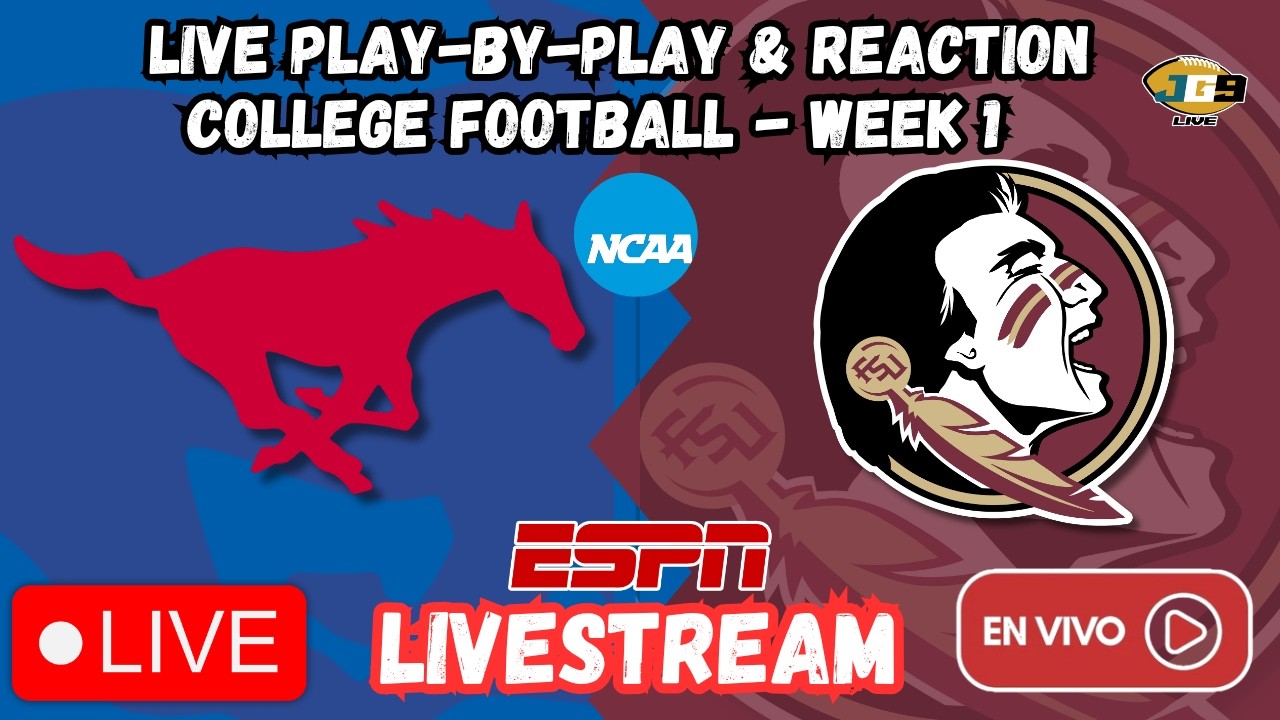 SMU vs Florida State | College Football | ESPN | Week 1 | LIVESTREAM | LIVE ภาพถ่ายทอดสดฟุตบอล