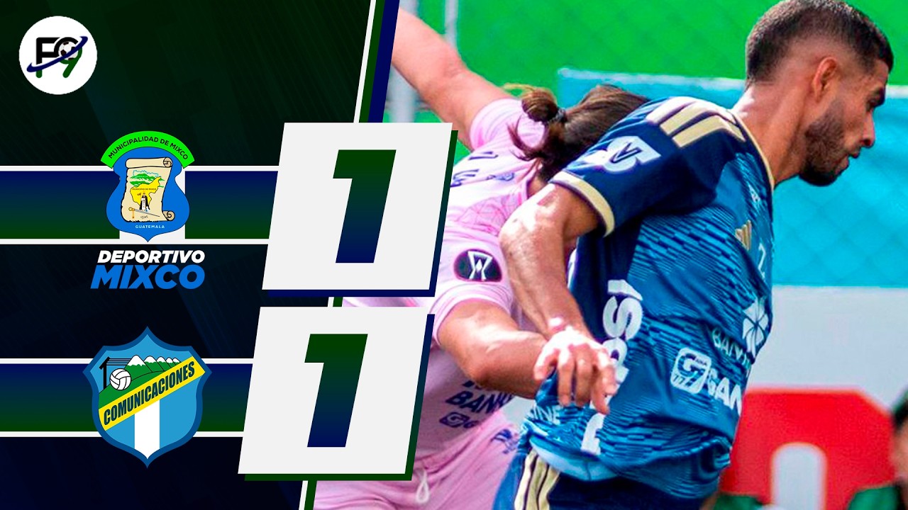 Deportivo Mixco vs Comunicaciones ภาพวิดีโอไฮไลท์ฟุตบอล