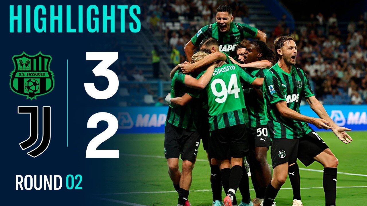 Sassuolo vs Juventus วิดีโอฟุตบอล