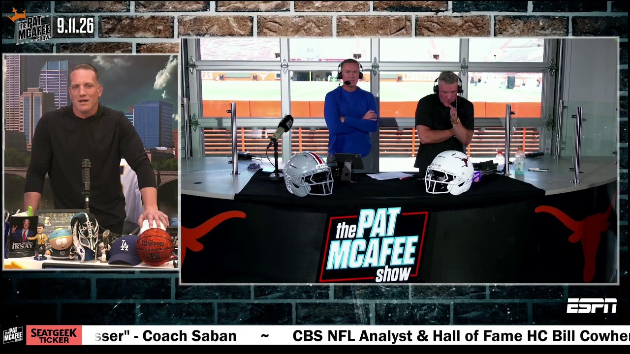The Pat McAfee Show Live | Friday September 11th 2026 ภาพถ่ายทอดสดฟุตบอล