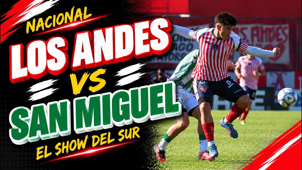 Los Andes vs San Miguel ภาพวิดีโอไฮไลท์ฟุตบอล
