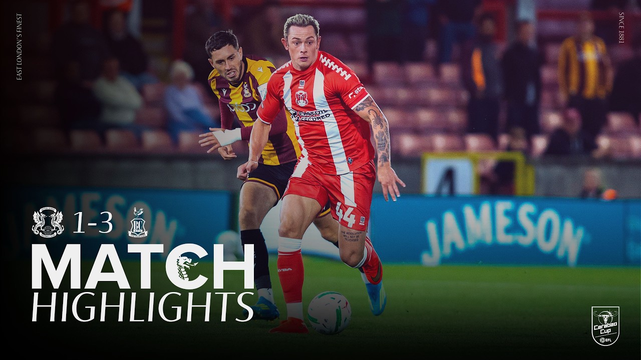 Leyton Orient vs Bradford City ภาพวิดีโอไฮไลท์ฟุตบอล