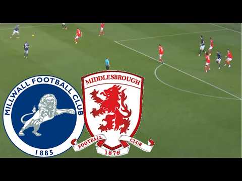 Middlesbrough vs Millwall ภาพถ่ายทอดสดฟุตบอล