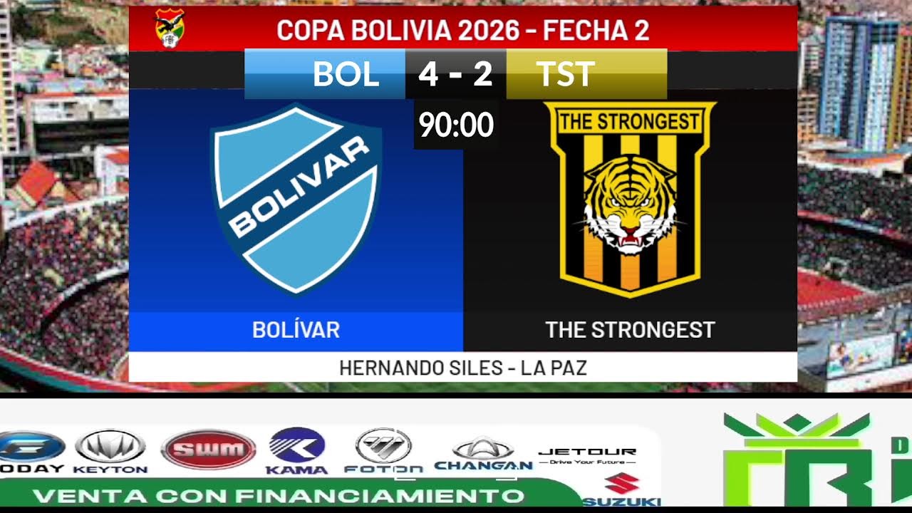 Bolívar vs The Strongest ภาพวิดีโอไฮไลท์ฟุตบอล