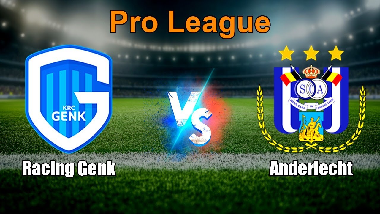 Racing Genk vs Anderlecht Live Score Belgian Pro League ภาพถ่ายทอดสดฟุตบอล