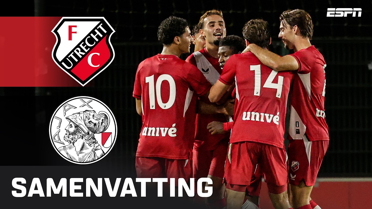 Jong FC Utrecht vs Jong Ajax วิดีโอฟุตบอล