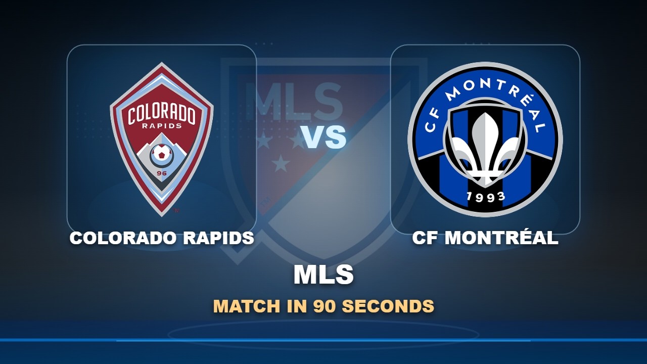 Colorado Rapids vs CF Montréal วิดีโอฟุตบอล