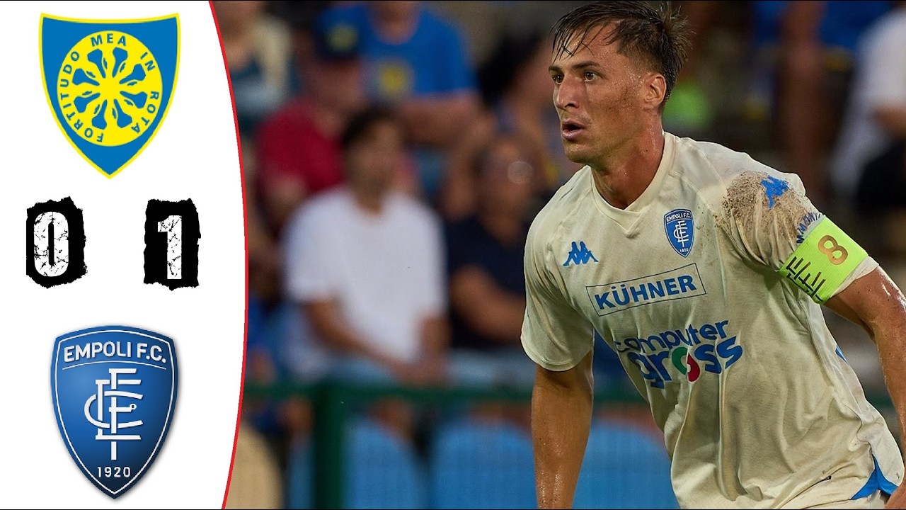 Carrarese vs Empoli ภาพวิดีโอไฮไลท์ฟุตบอล