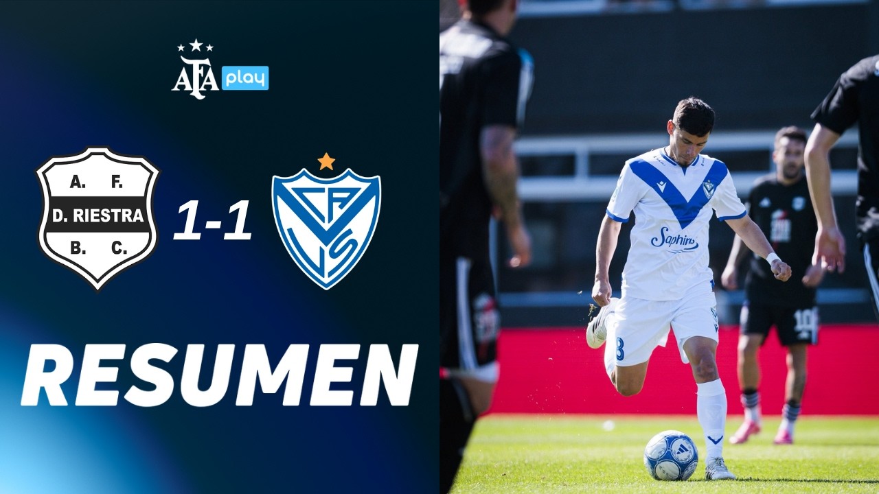 Deportivo Riestra vs Vélez Sarsfield ภาพวิดีโอไฮไลท์ฟุตบอล
