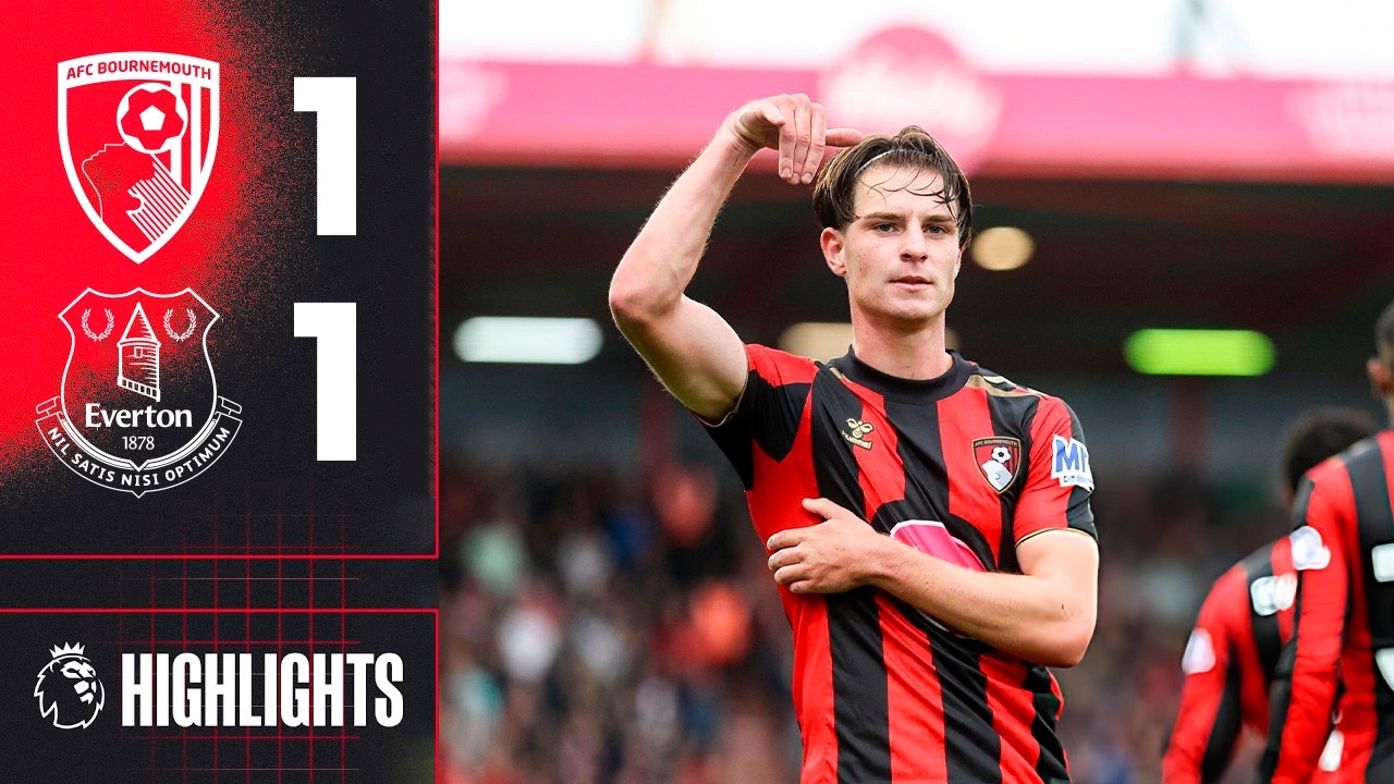 AFC Bournemouth vs Everton ภาพวิดีโอไฮไลท์ฟุตบอล