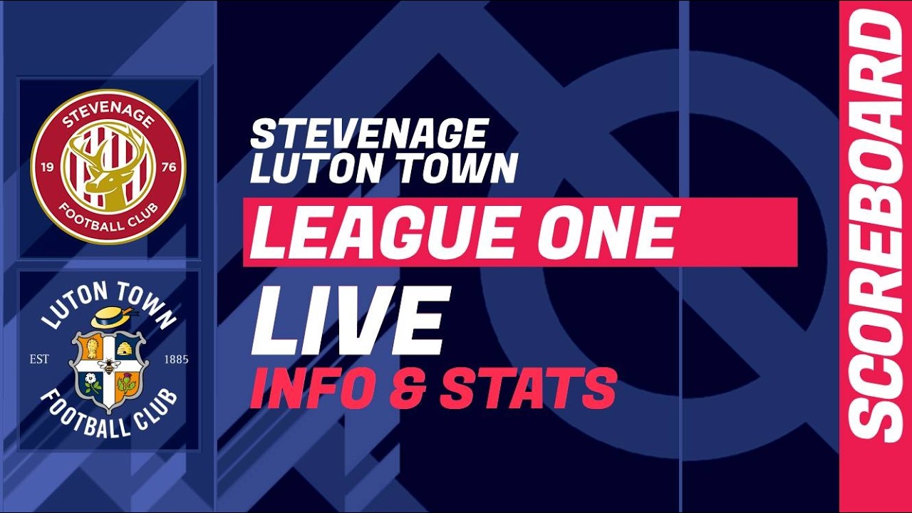 Stevenage vs Luton Town ภาพถ่ายทอดสดฟุตบอล