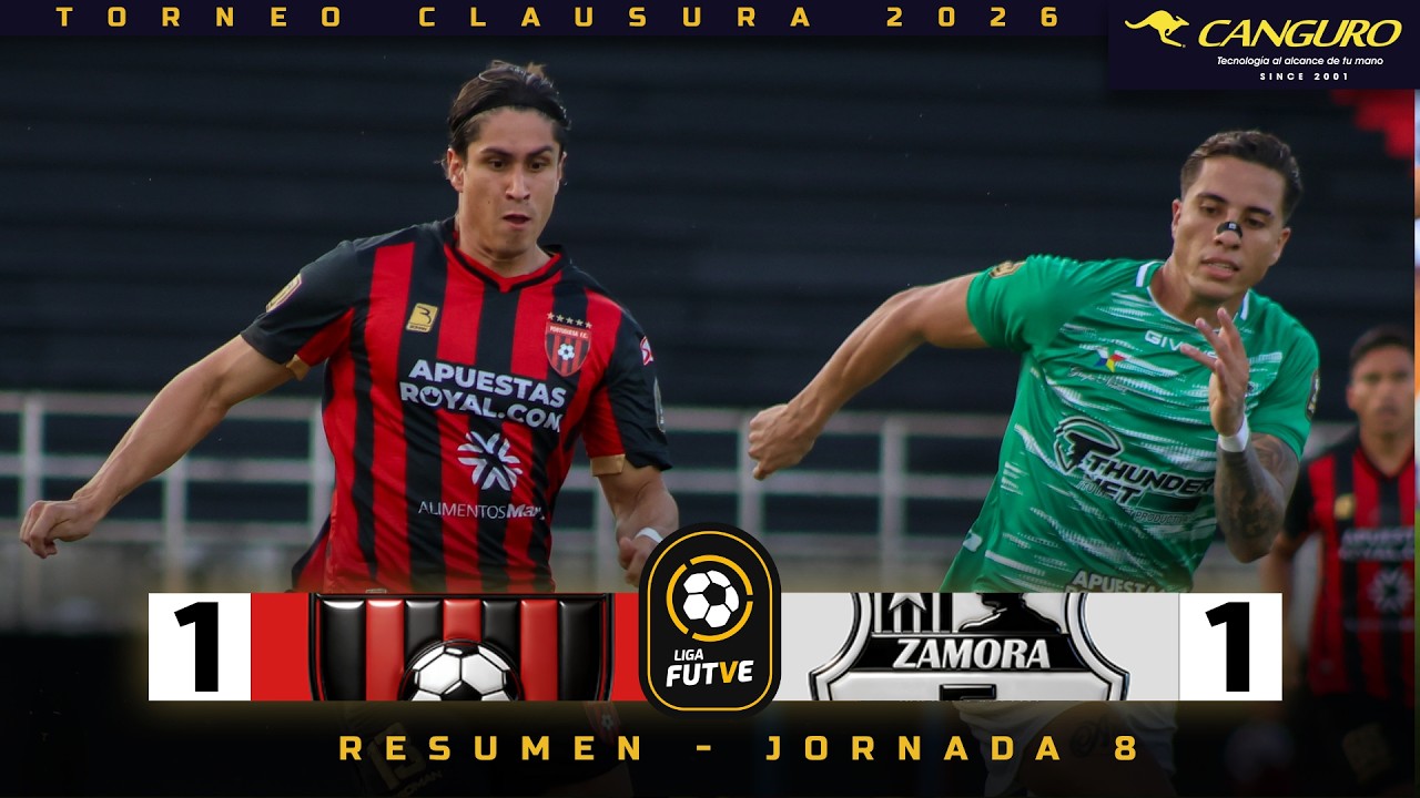 Portuguesa vs Zamora FC ภาพวิดีโอไฮไลท์ฟุตบอล