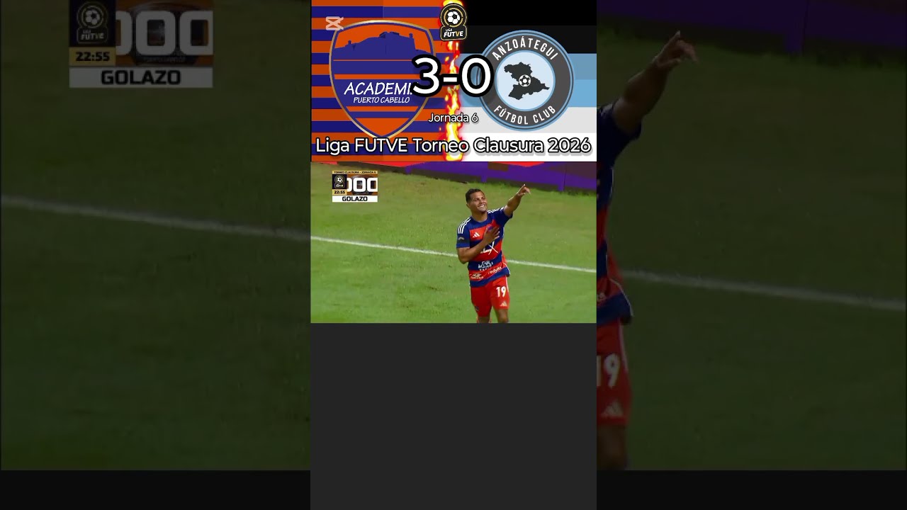 Academia Puerto Cabello vs Anzoátegui FC ภาพวิดีโอไฮไลท์ฟุตบอล