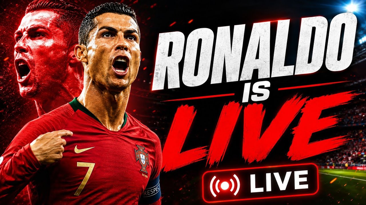 Cristiano Ronaldo is live 🔴 ภาพถ่ายทอดสดฟุตบอล