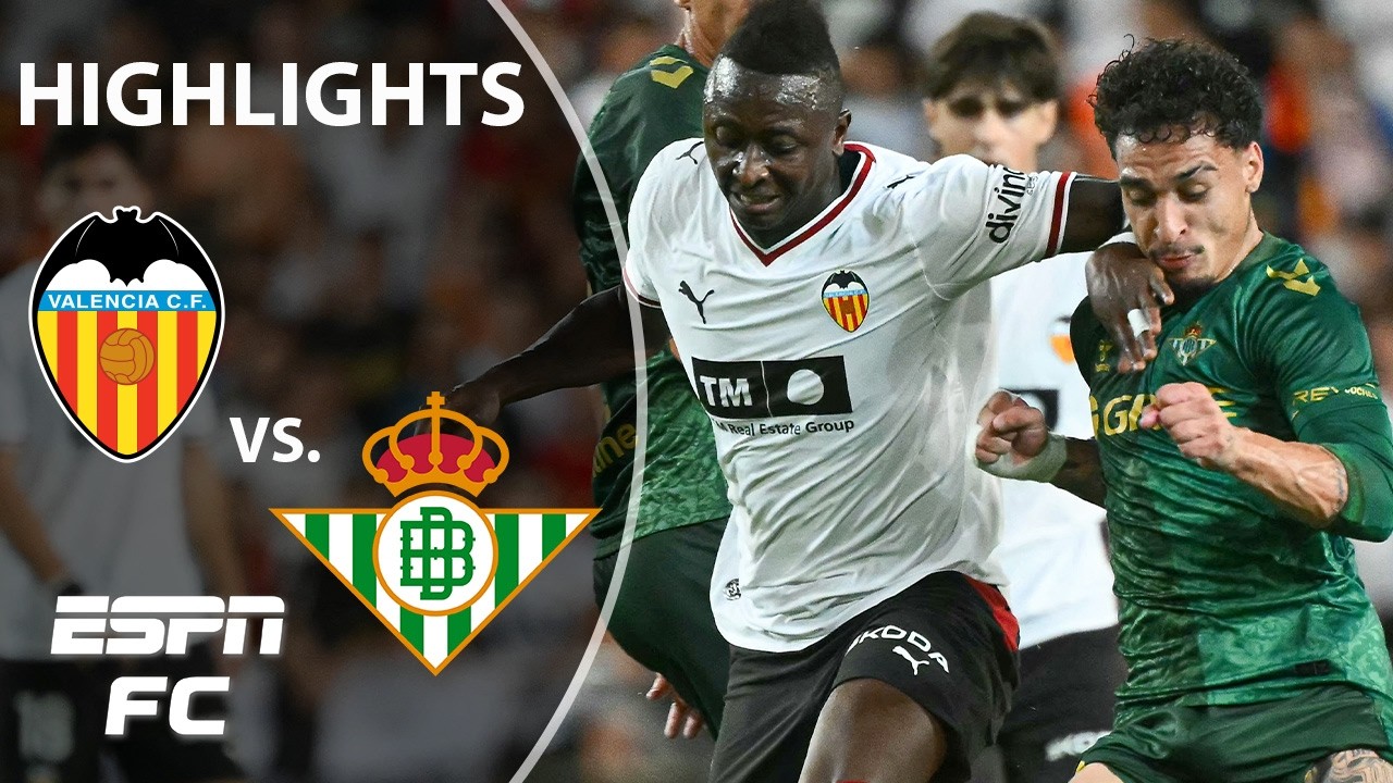 Valencia vs Real Betis ภาพวิดีโอไฮไลท์ฟุตบอล