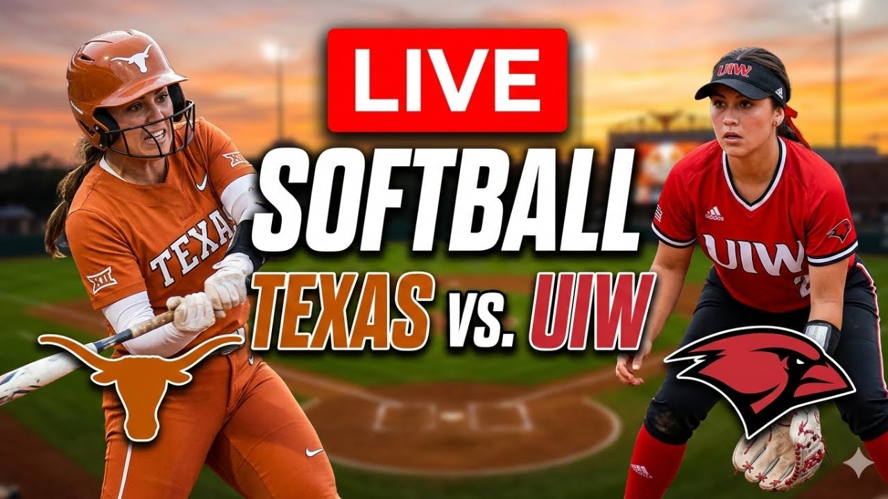 Texas vs Incarnate Word Softball LIVE STREAM ภาพถ่ายทอดสดฟุตบอล