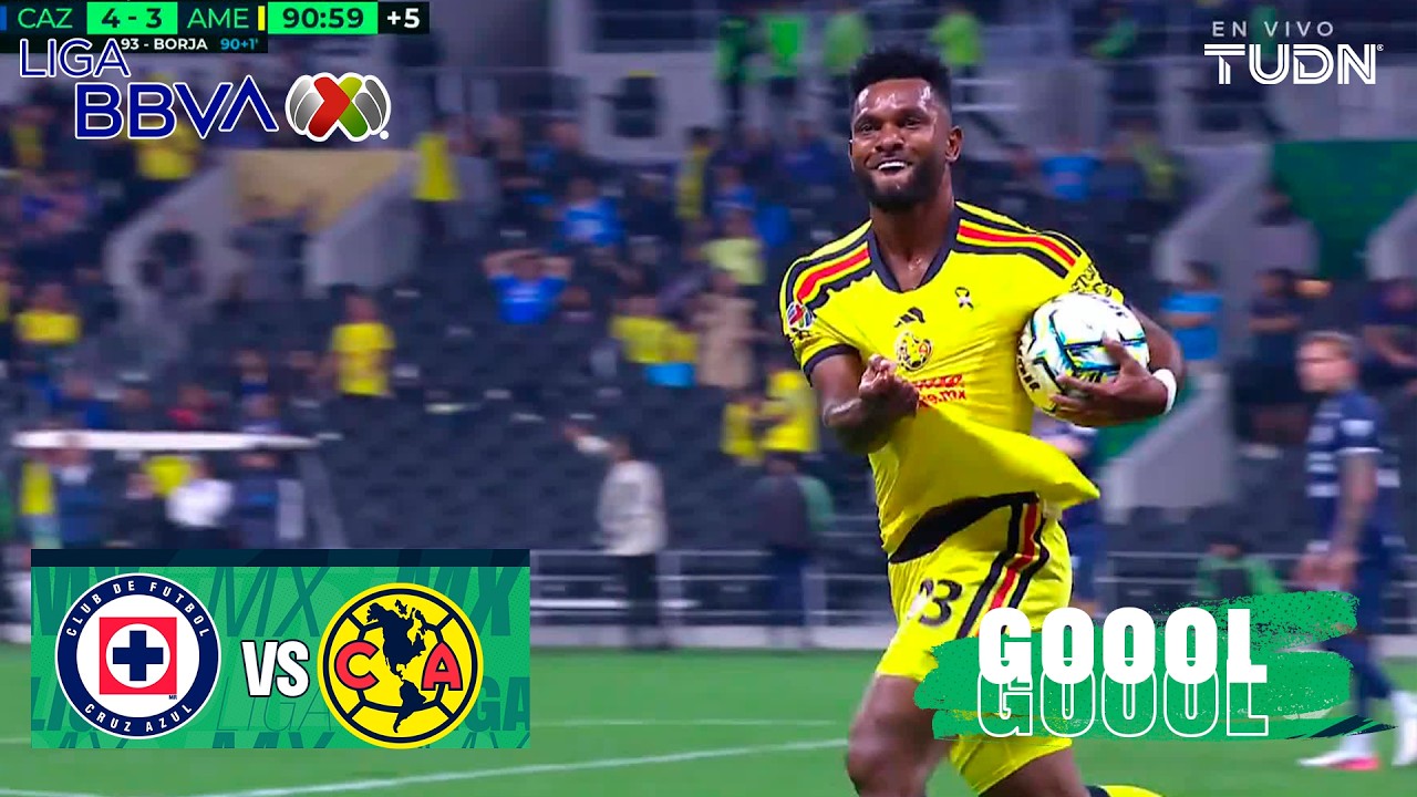 Cruz Azul vs América ภาพวิดีโอไฮไลท์ฟุตบอล