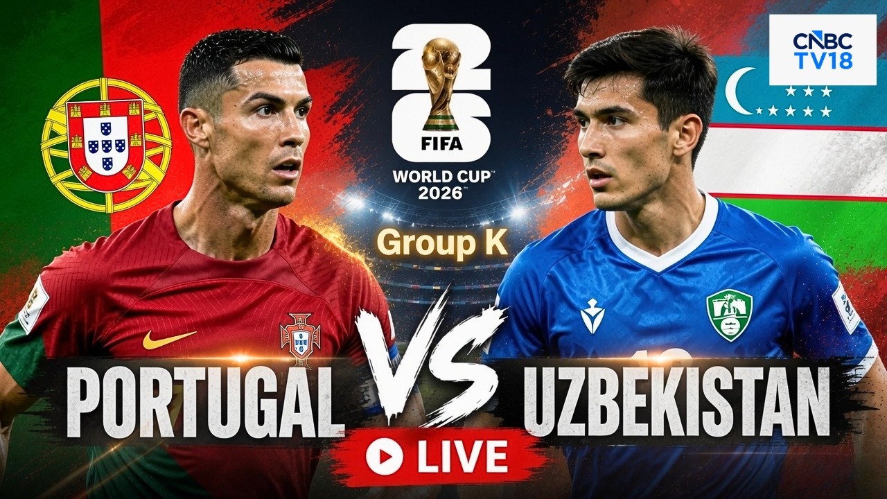 🔴Portugal vs Uzbekistan LIVE: FIFA World Cup 2026 Group K Match, Houston Stadium | Ronaldo | N18G ภาพถ่ายทอดสดฟุตบอล