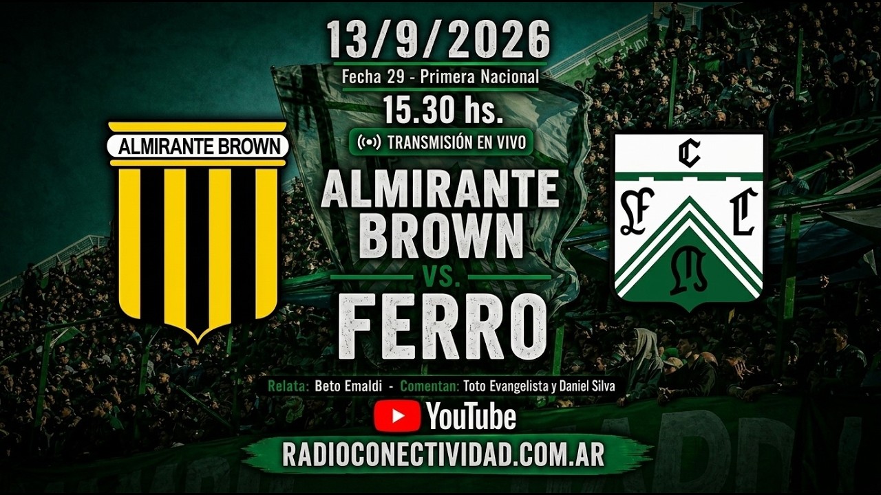 Almirante Brown vs Ferro Carril Oeste วิดีโอฟุตบอล
