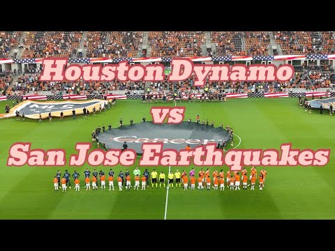 Houston Dynamo FC vs San Jose Earthquakes วิดีโอฟุตบอล