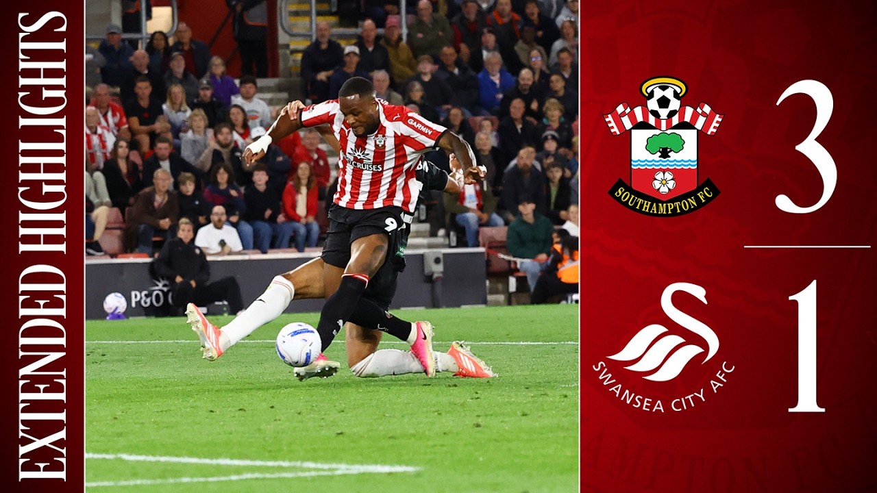 Southampton vs Swansea City ภาพวิดีโอไฮไลท์ฟุตบอล