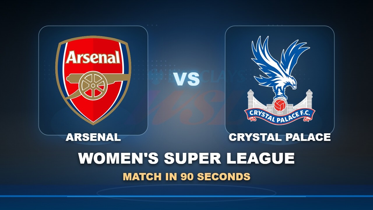 Arsenal vs Crystal Palace วิดีโอฟุตบอล