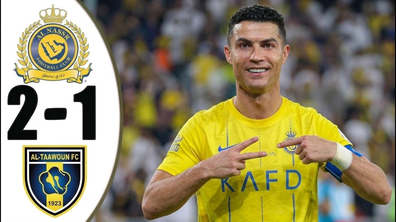Al Nassr vs Al Taawoun ภาพวิดีโอไฮไลท์ฟุตบอล