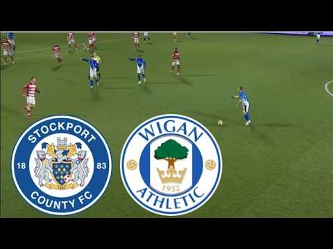 Wigan Athletic vs Stockport County ภาพวิดีโอไฮไลท์ฟุตบอล