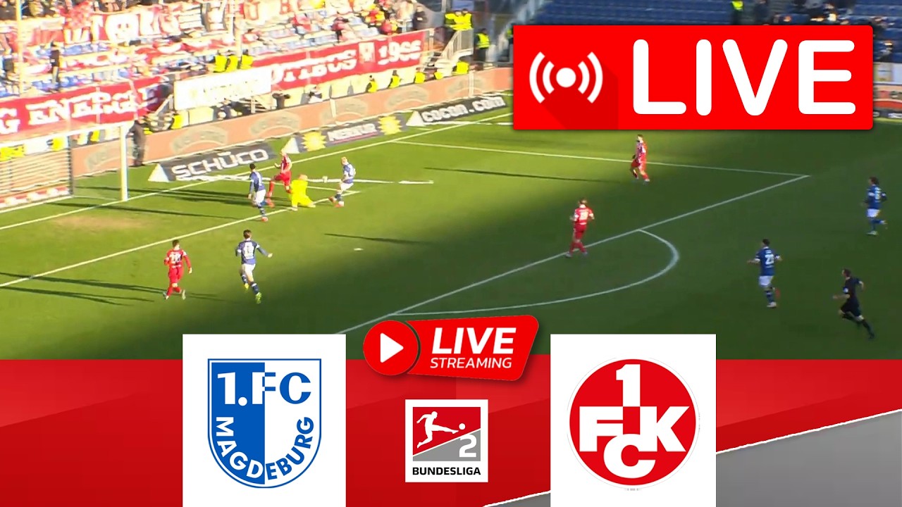 1. FC Magdeburg vs Kaiserslautern ภาพถ่ายทอดสดฟุตบอล