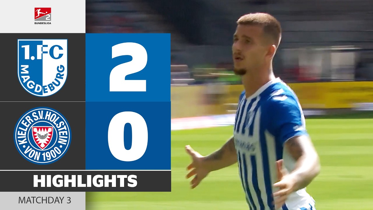 1. FC Magdeburg vs Holstein Kiel ภาพวิดีโอไฮไลท์ฟุตบอล