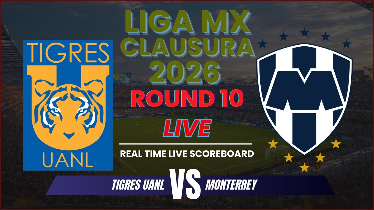 Monterrey vs Tigres UANL ภาพถ่ายทอดสดฟุตบอล