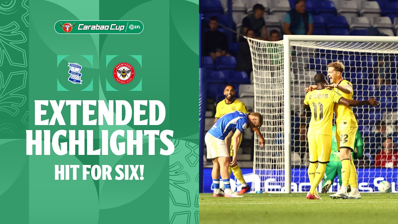 Birmingham City vs Brentford ภาพวิดีโอไฮไลท์ฟุตบอล
