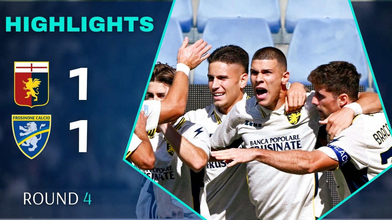 Genoa vs Frosinone ภาพวิดีโอไฮไลท์ฟุตบอล