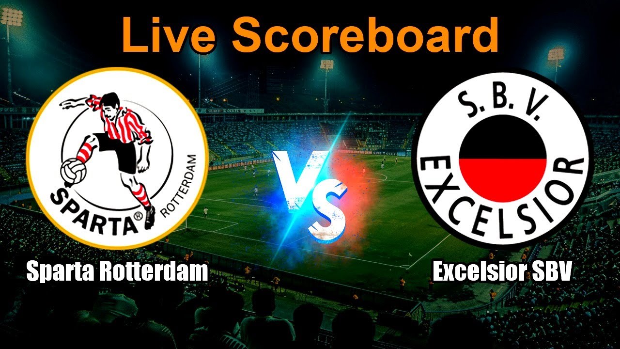 Sparta Rotterdam vs Excelsior SBV Live Score - Netherlands Eredivisie ภาพถ่ายทอดสดฟุตบอล