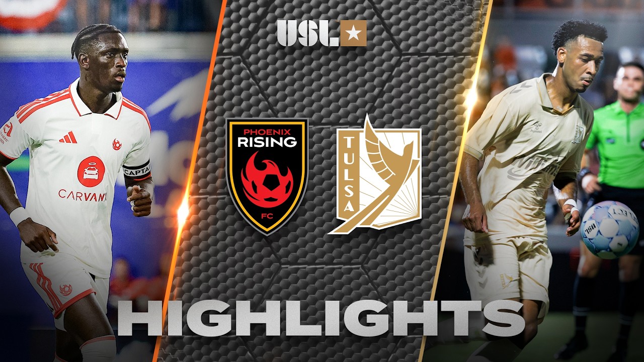 Phoenix Rising FC vs FC Tulsa ภาพวิดีโอไฮไลท์ฟุตบอล