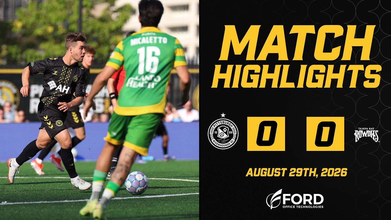 Pittsburgh Riverhounds vs Tampa Bay Rowdies ภาพวิดีโอไฮไลท์ฟุตบอล