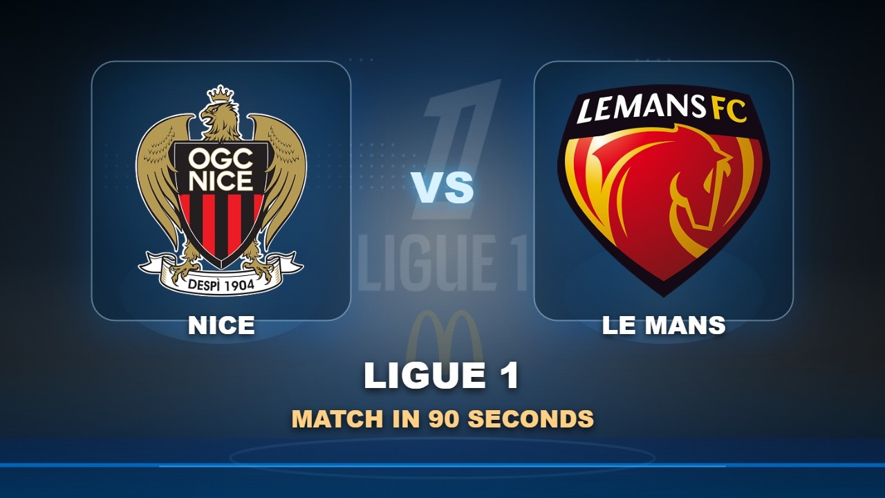 Nice vs Le Mans วิดีโอฟุตบอล