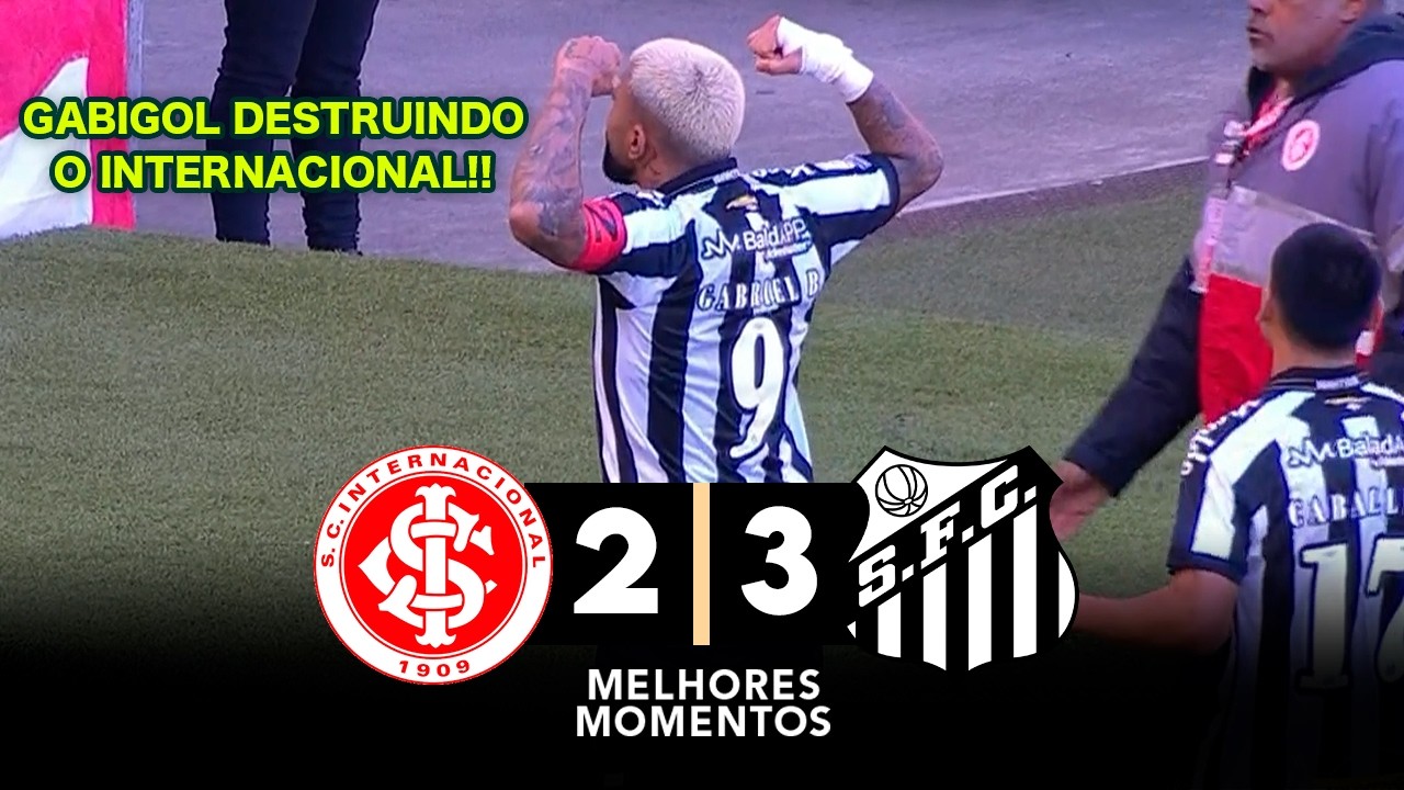 Internacional vs Santos ภาพวิดีโอไฮไลท์ฟุตบอล
