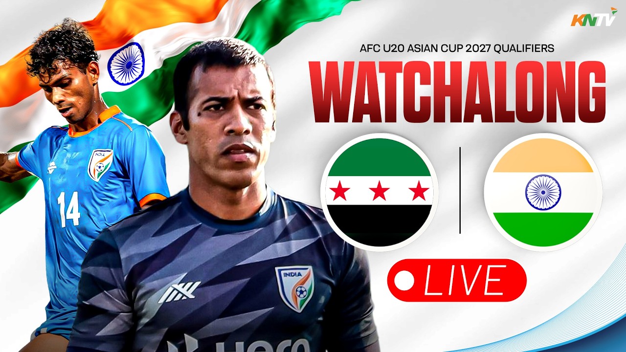 🔴 Syria U20 vs India U20 LIVE | AFC U20 Asian Cup 2027 Qualifiers | SYR vs IND ภาพถ่ายทอดสดฟุตบอล