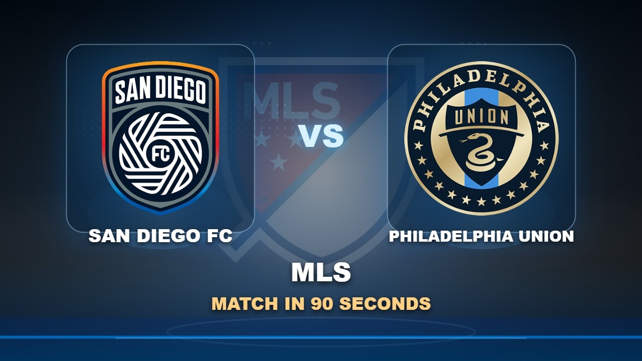 San Diego FC vs Philadelphia Union ภาพวิดีโอไฮไลท์ฟุตบอล