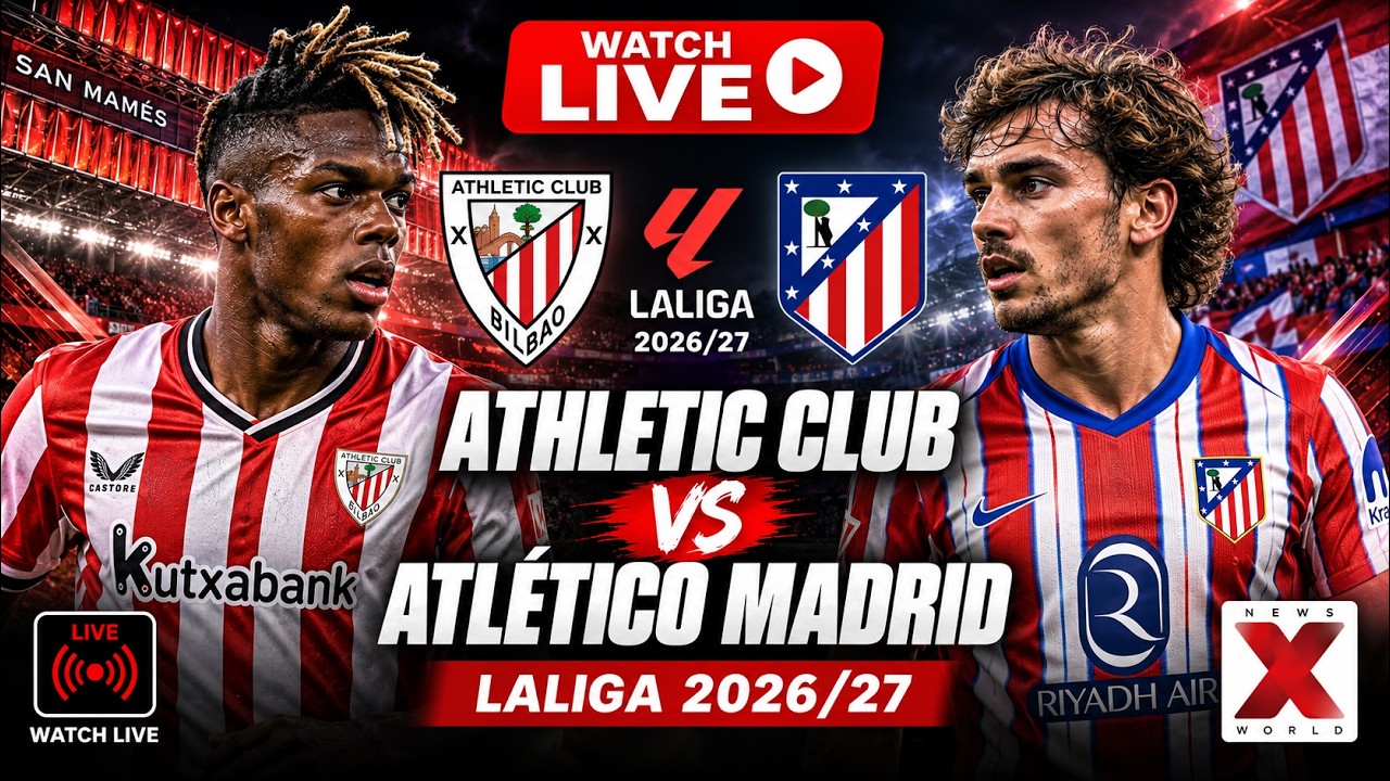 Athletic Club vs Atlético Madrid ภาพถ่ายทอดสดฟุตบอล