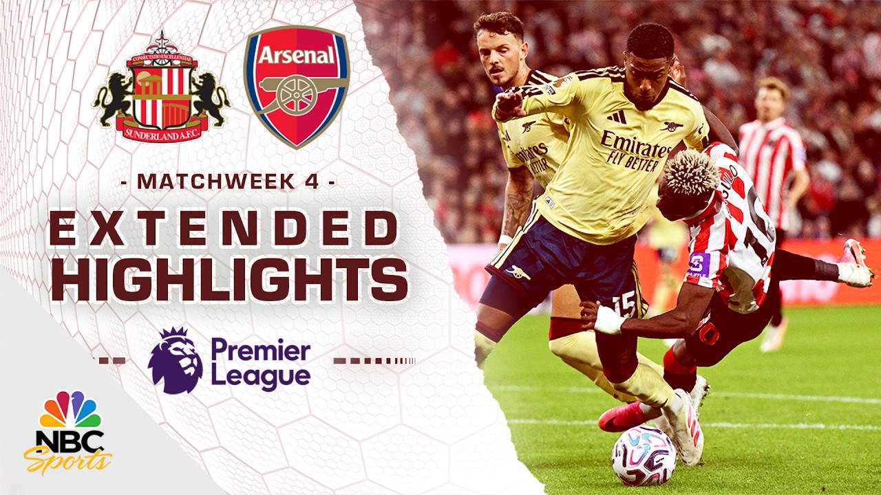 Sunderland vs Arsenal ภาพวิดีโอไฮไลท์ฟุตบอล