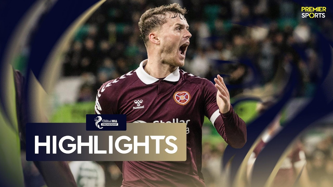 Hibernian vs Heart of Midlothian ภาพวิดีโอไฮไลท์ฟุตบอล