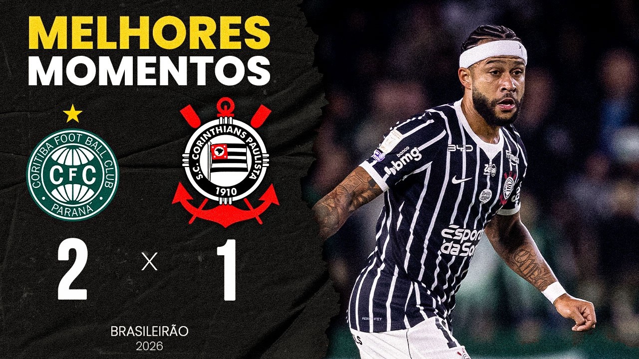 Coritiba vs Corinthians ภาพวิดีโอไฮไลท์ฟุตบอล