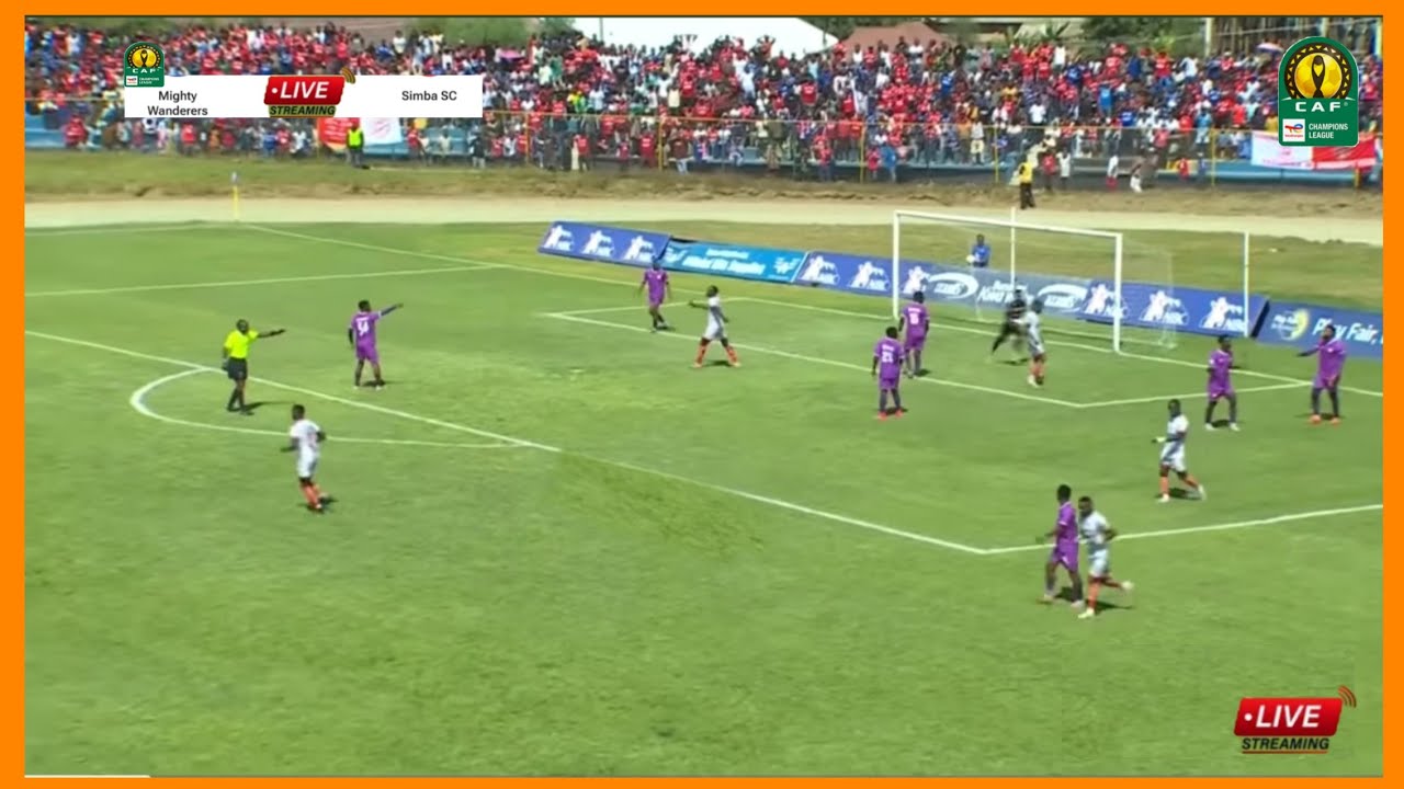 🔴#LIVE:MIGHTY WANDERERS vs SIMBA SC | CAF CHAMPIONS LEAGUE | BINGU NATIONAL STADIUM | HIGHLIGHTS ภาพถ่ายทอดสดฟุตบอล