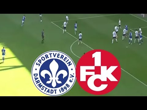 Kaiserslautern vs SV Darmstadt 98 ภาพถ่ายทอดสดฟุตบอล