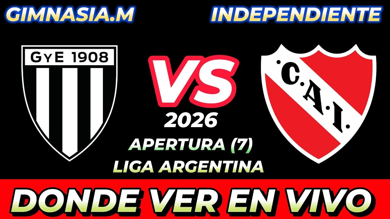 Independiente vs Gimnasia (Mendoza) ภาพถ่ายทอดสดฟุตบอล