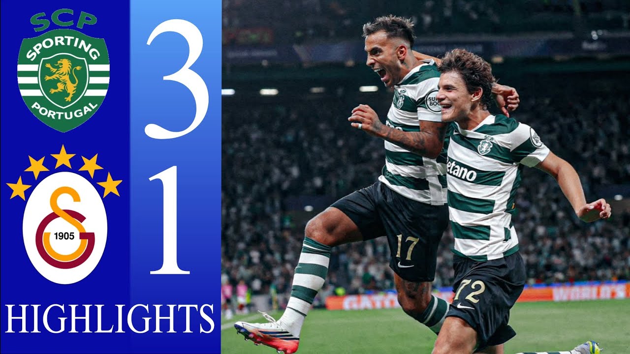 Sporting CP vs Galatasaray วิดีโอฟุตบอล
