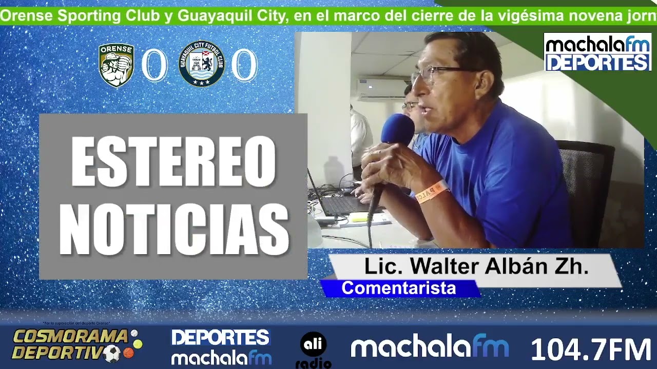 Orense vs Guayaquil City FC วิดีโอฟุตบอล